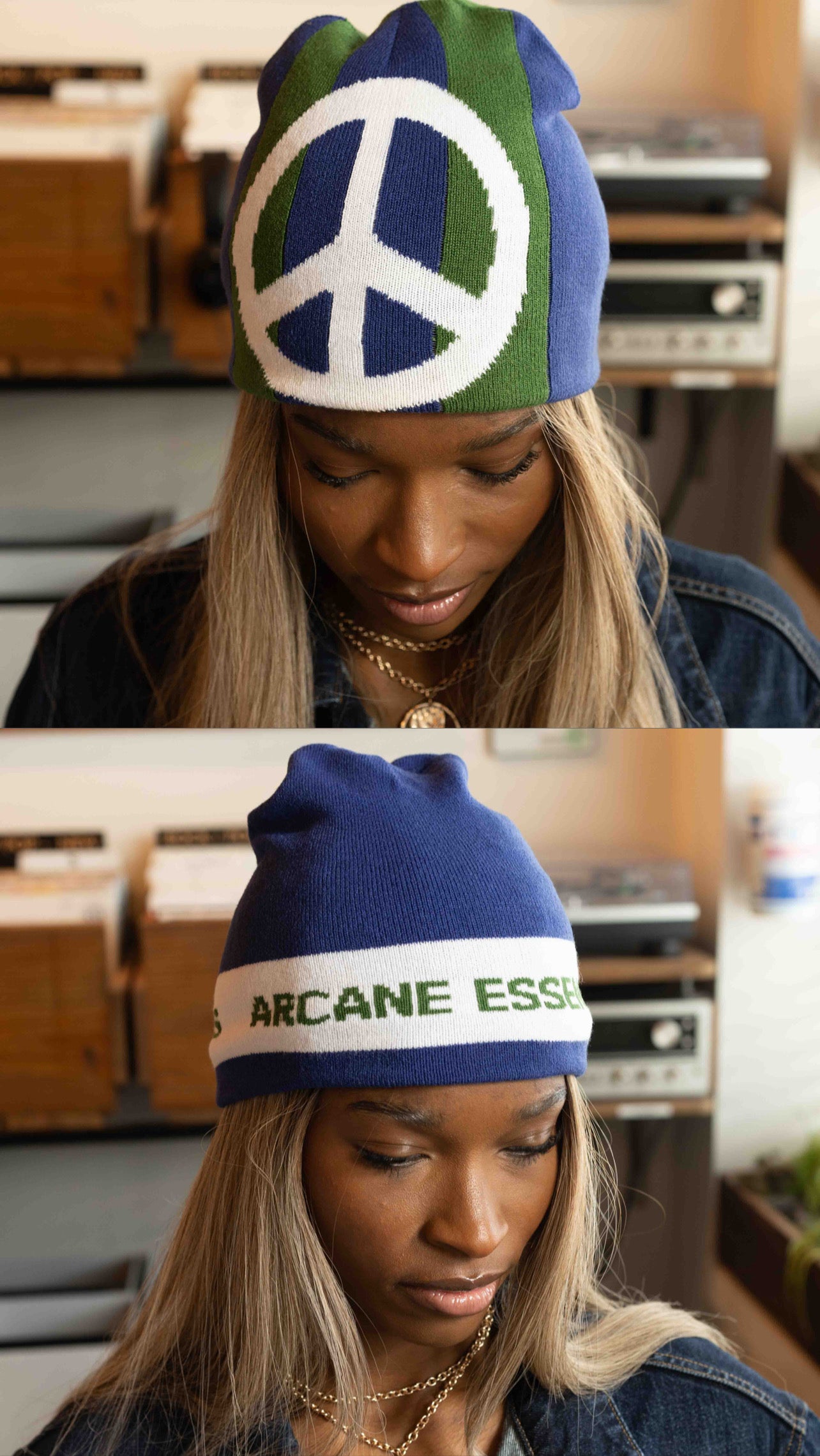 Shattered Earth Peace Beanie