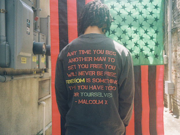 Malcolm X "Freedom is Taken" Long Sleeve