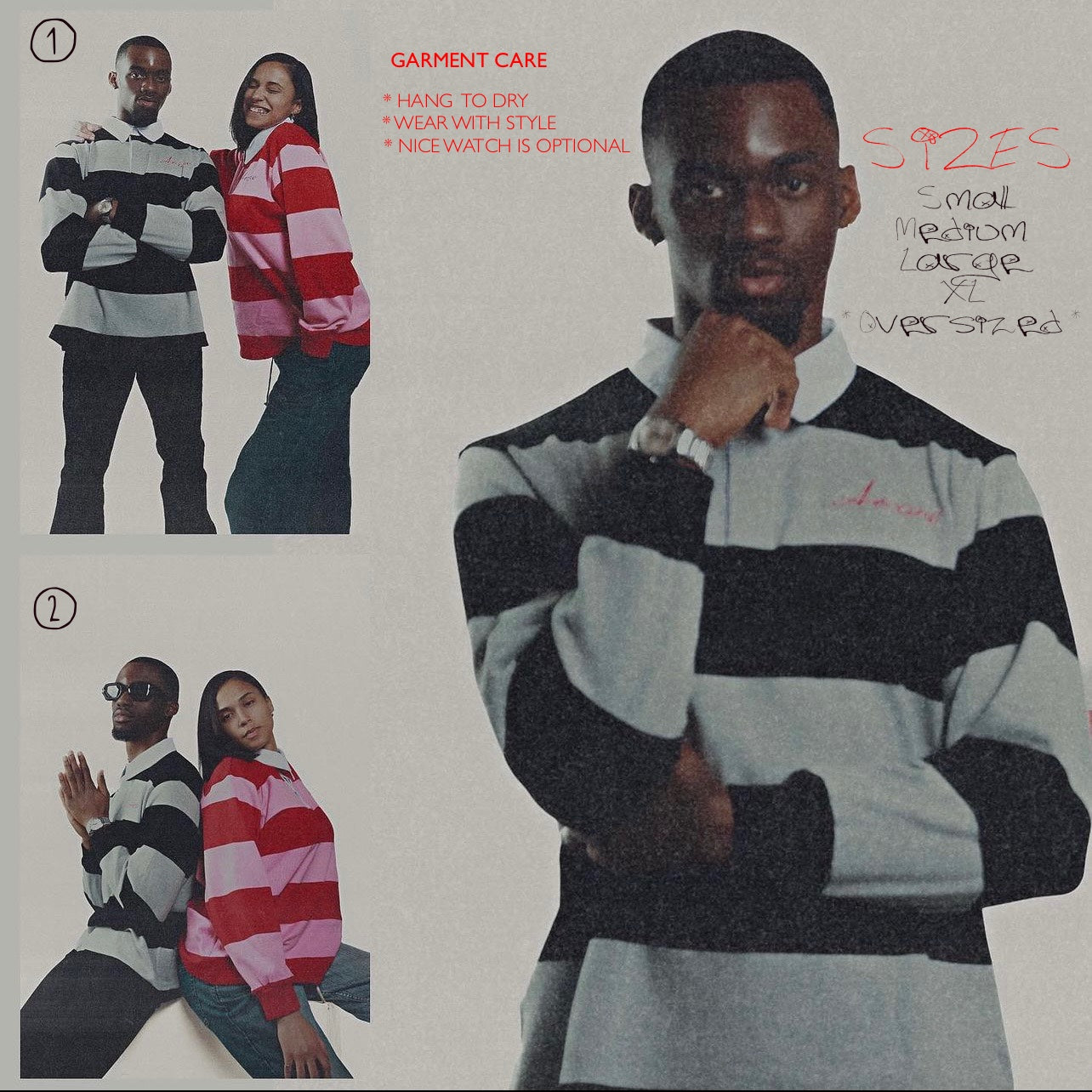 Bad Case of The Stripes "Black and Gray"