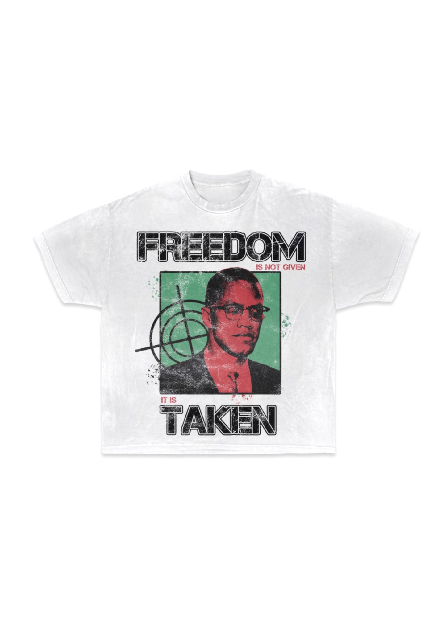 Malcolm X "Freedom Is Taken" Short Sleeve